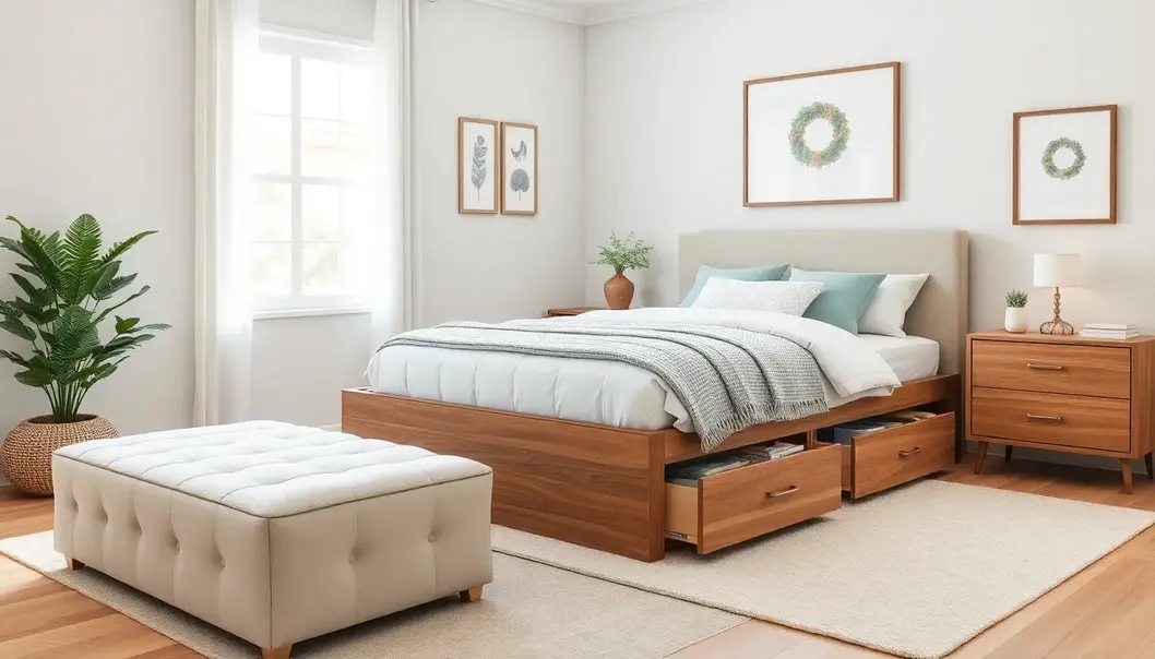 Utilize vertical spaces with wall-mounted shelves and pegboards for toy storage.