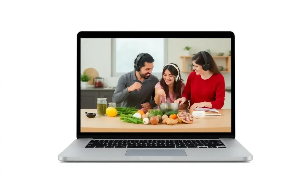 Newlyweds maintaining a deep connection through creative communication.